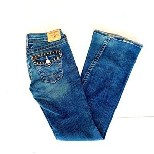 NWOT True Religion Joey studded jeans size: 27